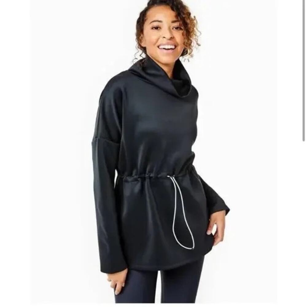 #16 NWT ADDISON‎ BAY $190 Iverson Pullover in Black Sz:S RARE SOLD OUT!